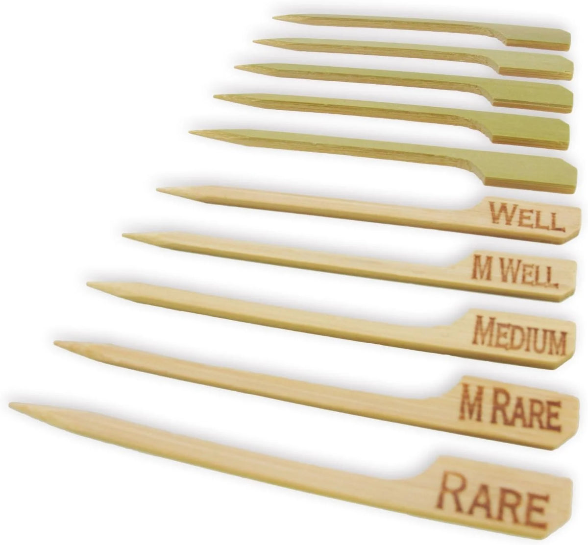 Natural Bamboo Skewers Sticks, 300 Pieces E7221