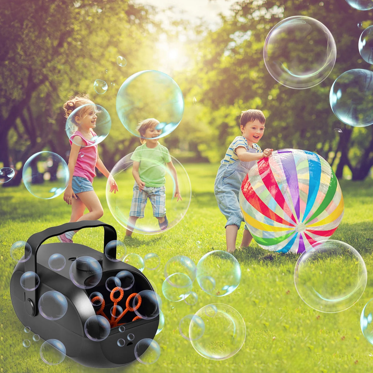 Portable Rechargeable Bubble Machine R82229