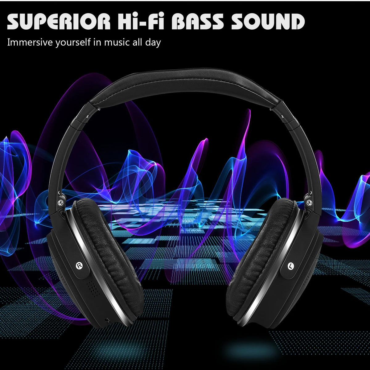 Wireless Bluetooth Over The Ear Headphones with Mic G64186