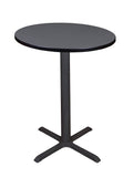 Grey Round Cafe Table X35803