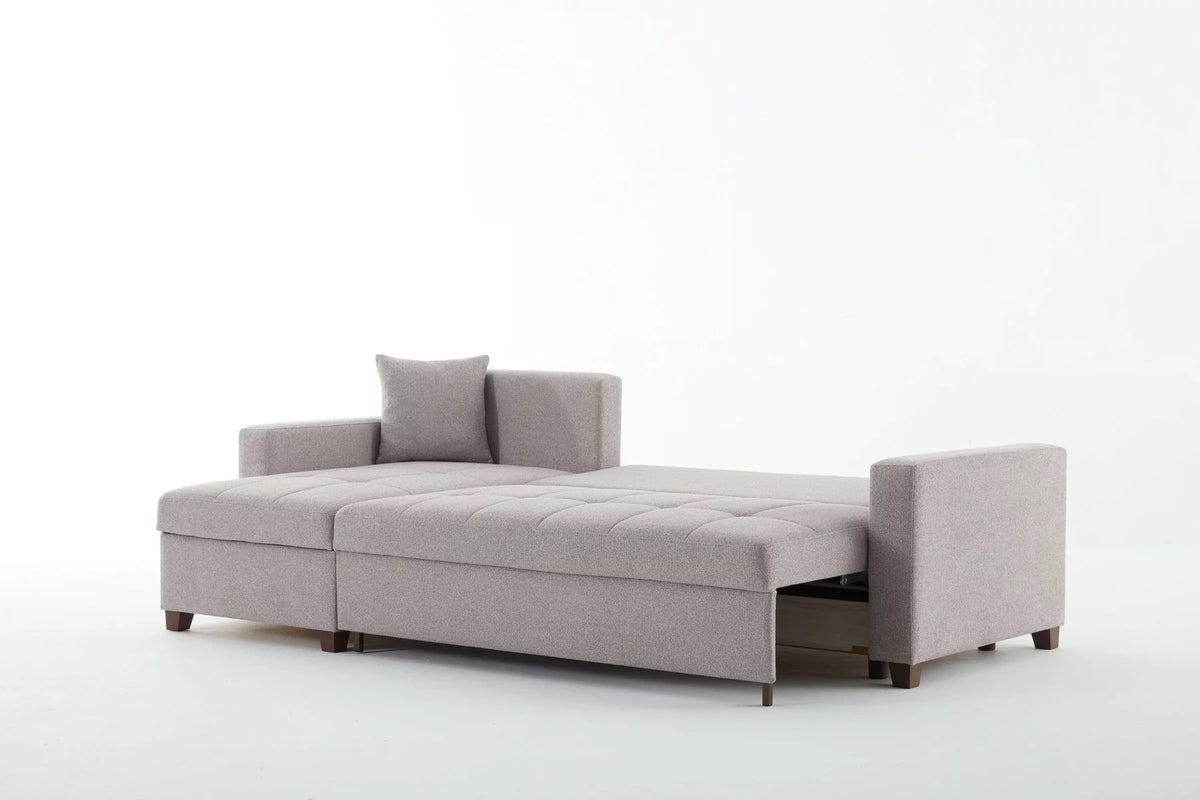 102" Queen Sleeper Reversible Sectional with Storage M227