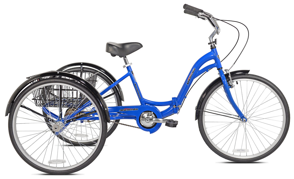 Blue Folding Adult Trike D2003