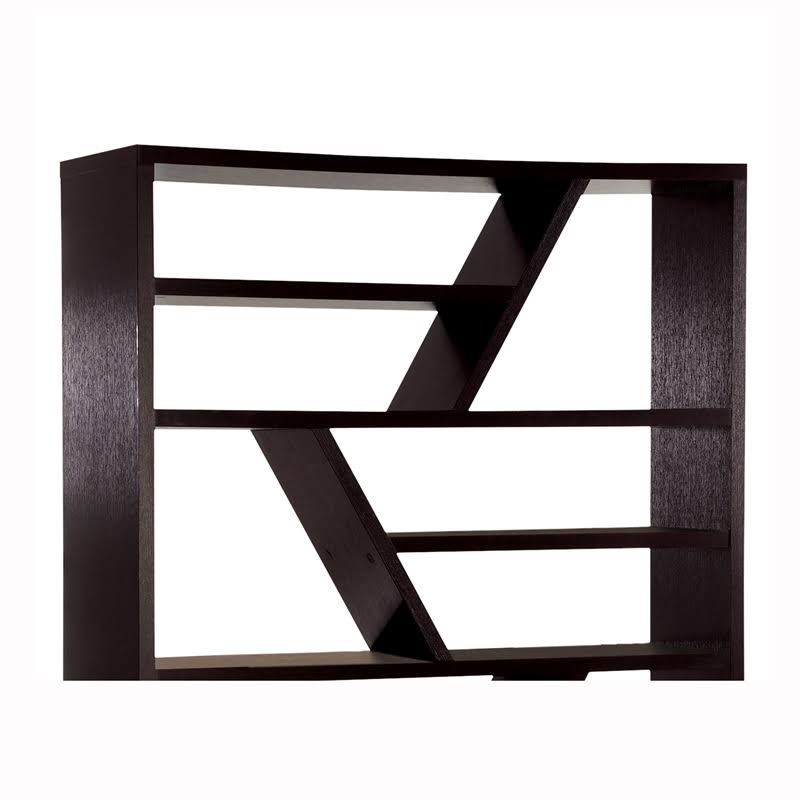 Espresso Modern Bookcase W60688