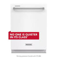 White Built-In Dishwasher with Stainless Steel Tub T64261