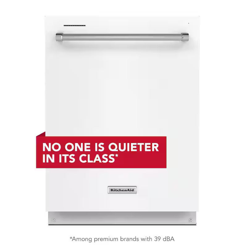 White Built-In Dishwasher with Stainless Steel Tub T64261