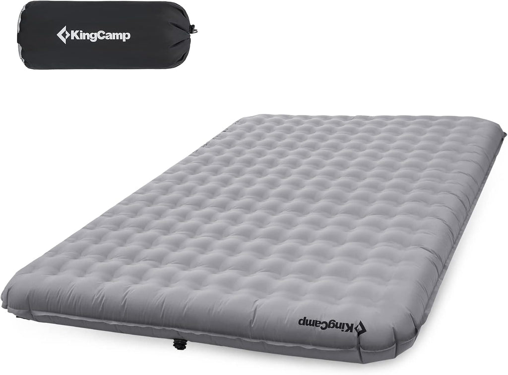 Self Inflating Insulated Camping Sleeping Pad Blue J2874