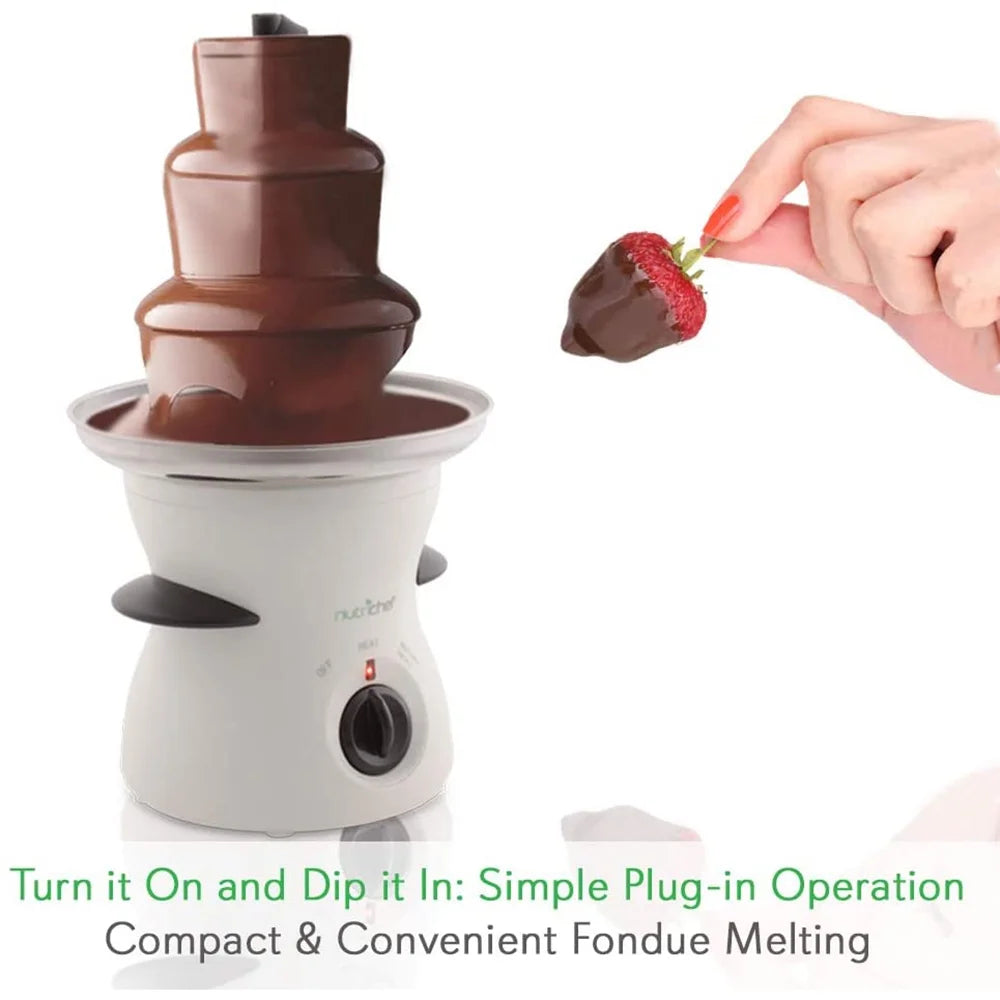 16oz 3 Tier Electric Fondue Maker C66292