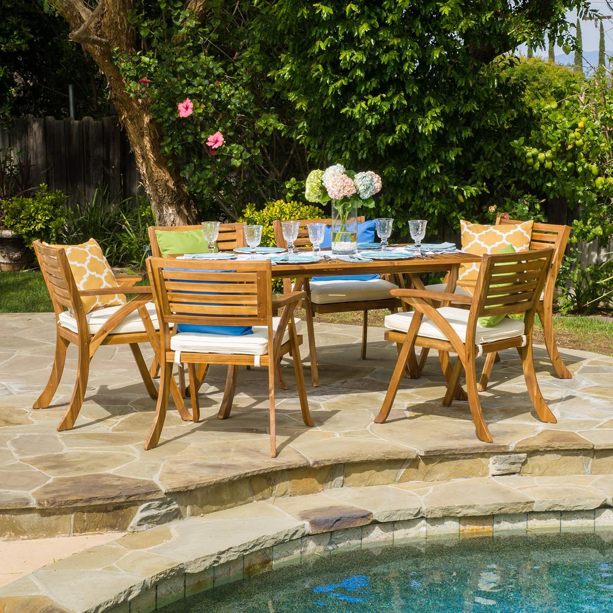 Acacia 7 Pcs Dining Set Y2579