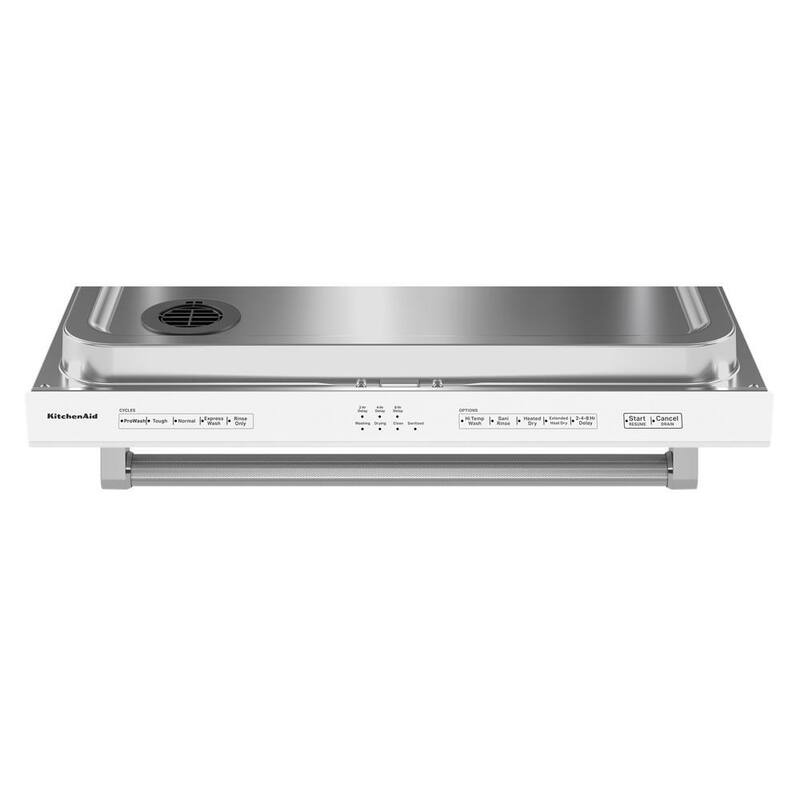 White Built-In Dishwasher with Stainless Steel Tub T64261