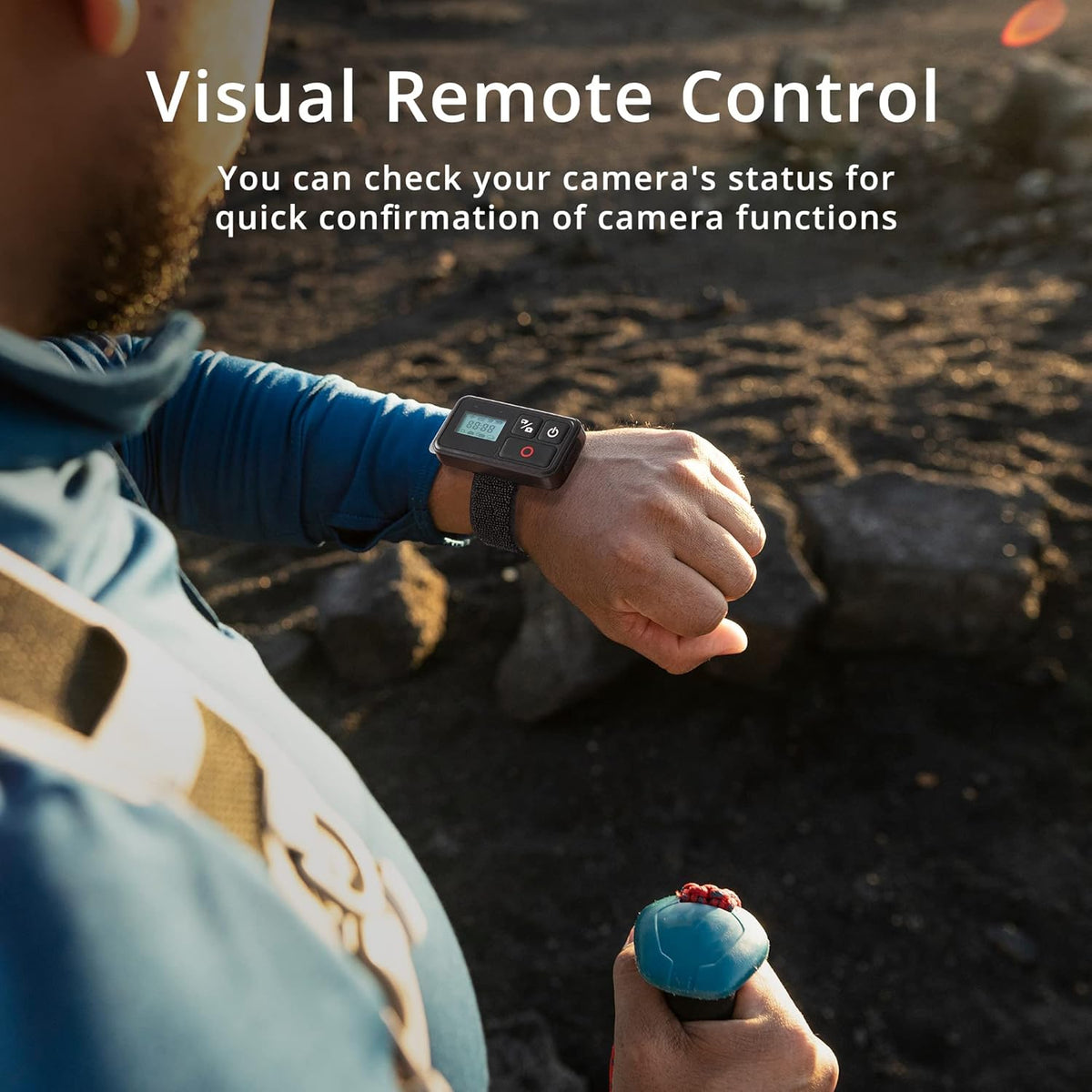 4K30FPS 20MP WiFi Action Camera with Touch Screen IPX8 33FT Waterproof EIS 2.0 Zoom External Mic Voice Control 2X 1350mAh Batteries V833