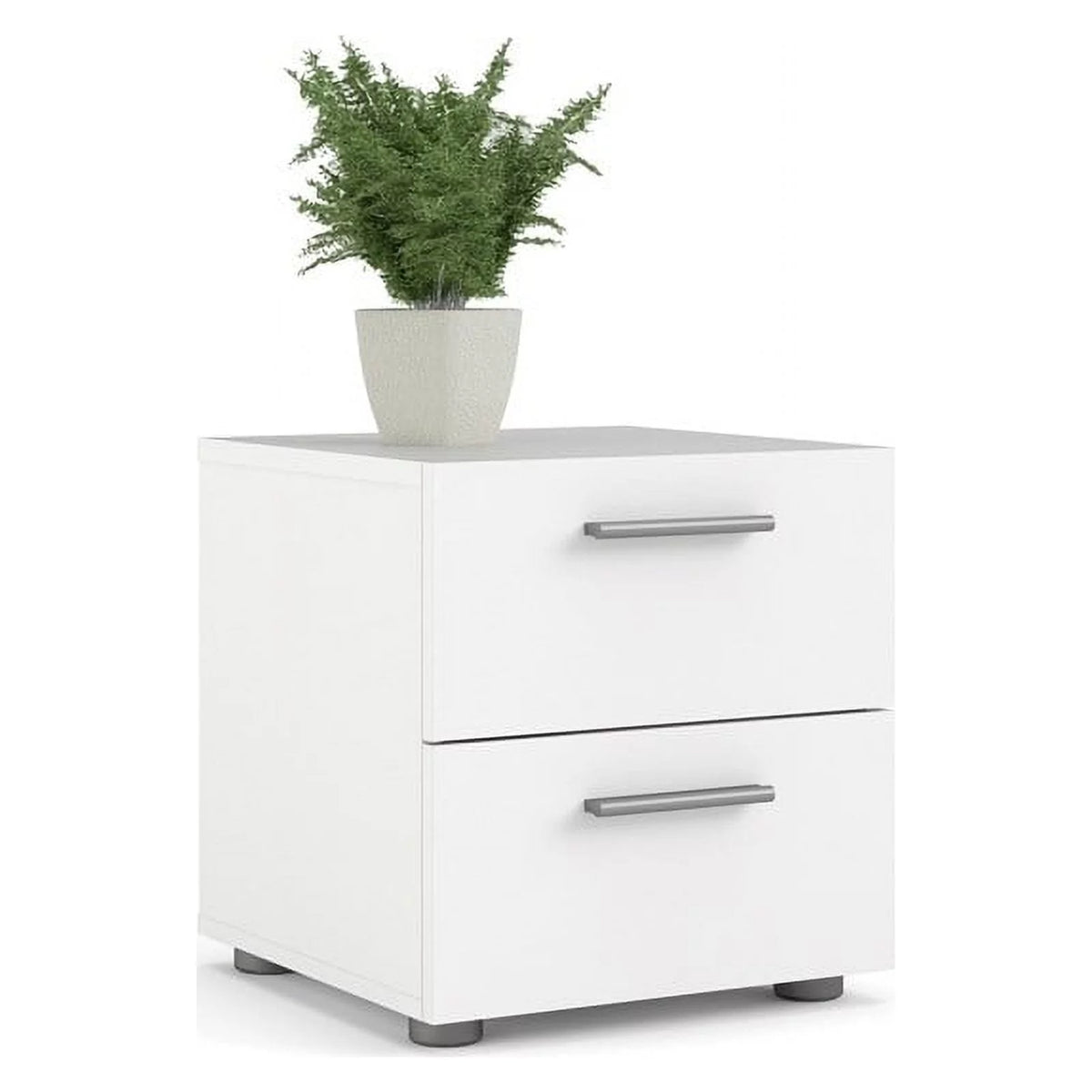 3 Piece Bedroom Set with Dresser and 2 Nightstands in White M8219