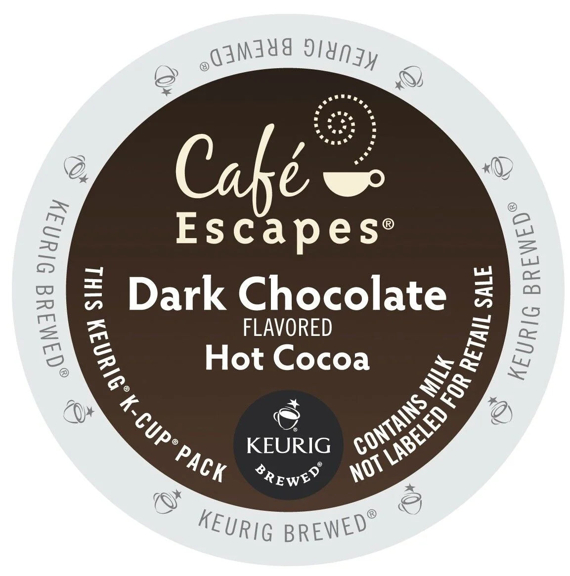 Dark Chocolate Hot Cocoa 96 count K cups K757144
