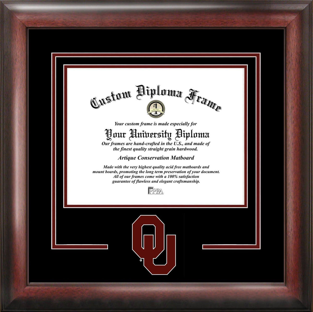 Mahogany Spirit Diploma Frame X306