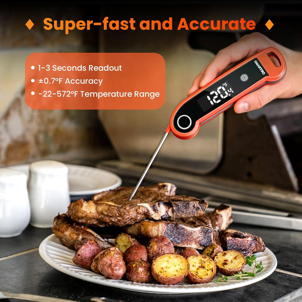 Instant Read Digital Meat Thermometer for Grilling BBQ, Pack of 2 S71116