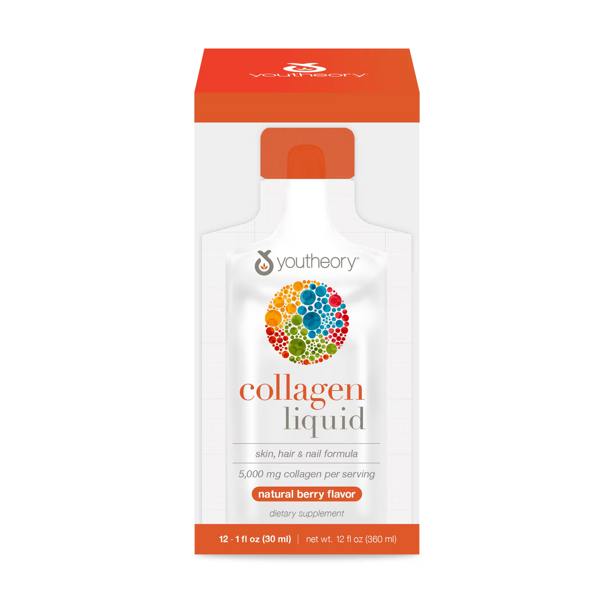 Collagen Liquid with Verisol Packets, Natural Berry, 1 fl oz, 12 ct W194547