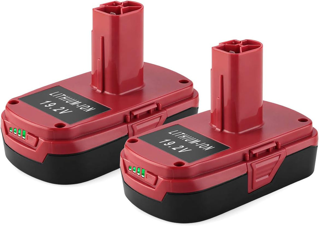 2Pack 3000mAh Replacement 19.2Volt Lithium Battery for Craftsman C3 XCP L270