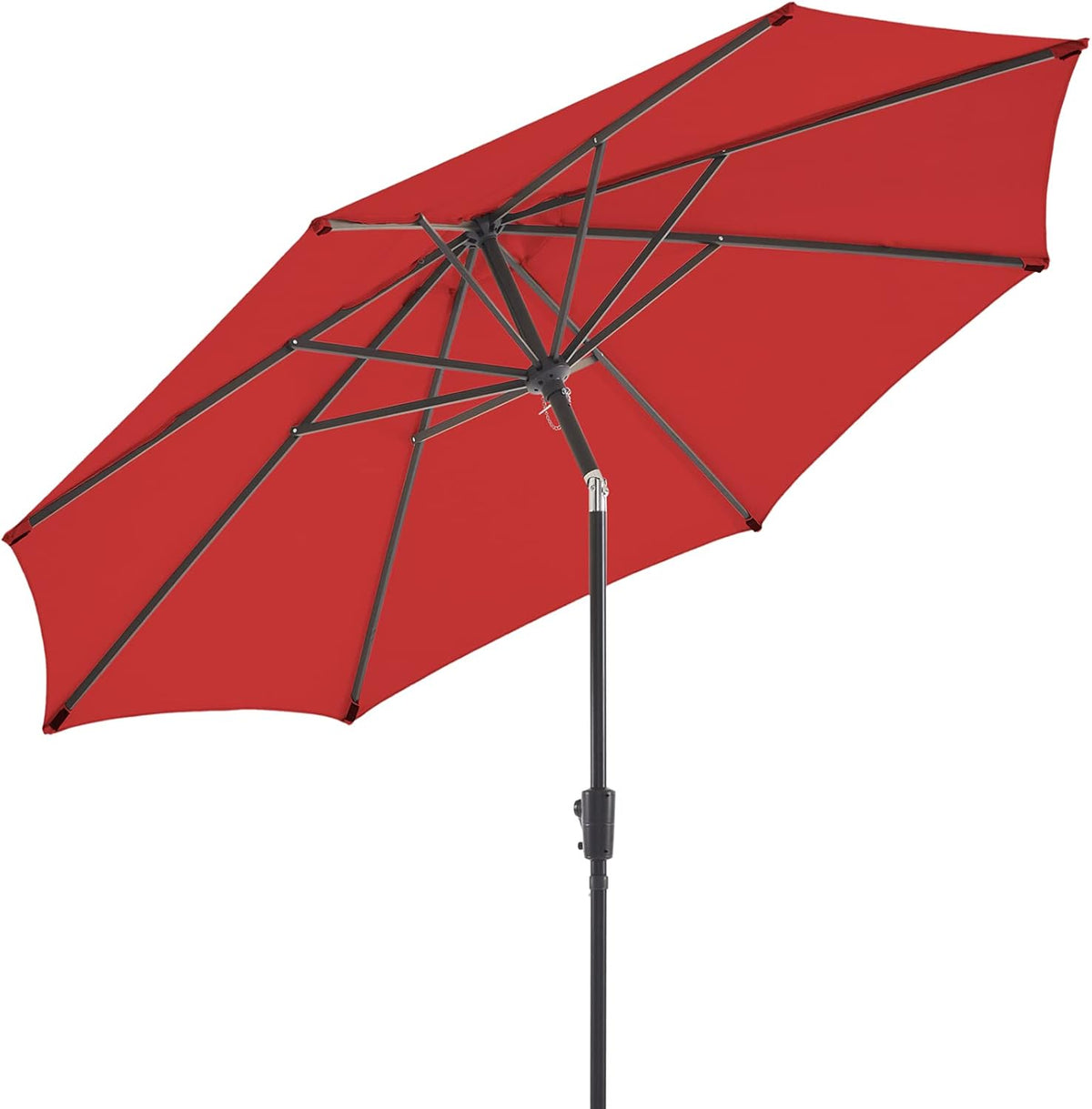 Olefin Patio Umbrella with 8 Ribs & Push Button Tilt U9967