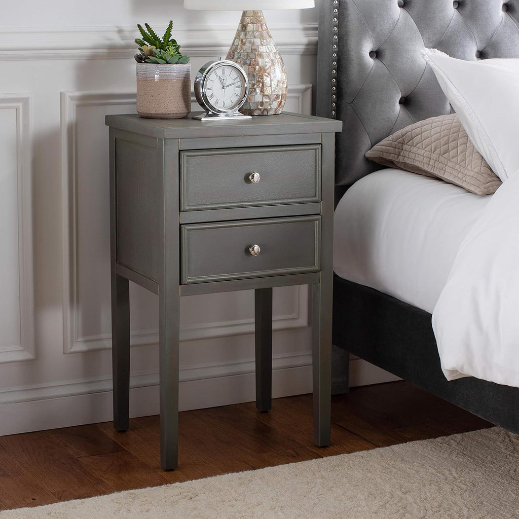 French Grey End Table E920101