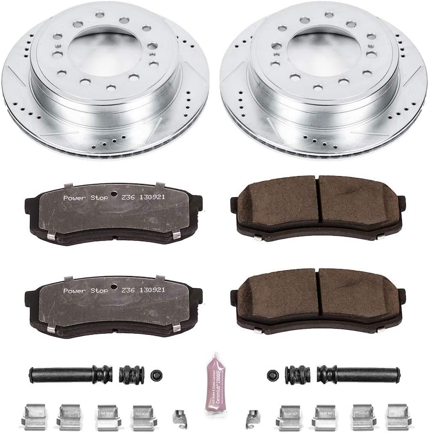 Rear Z36 Truck & Tow Carbon Fiber Ceramic Brake Kit E7575
