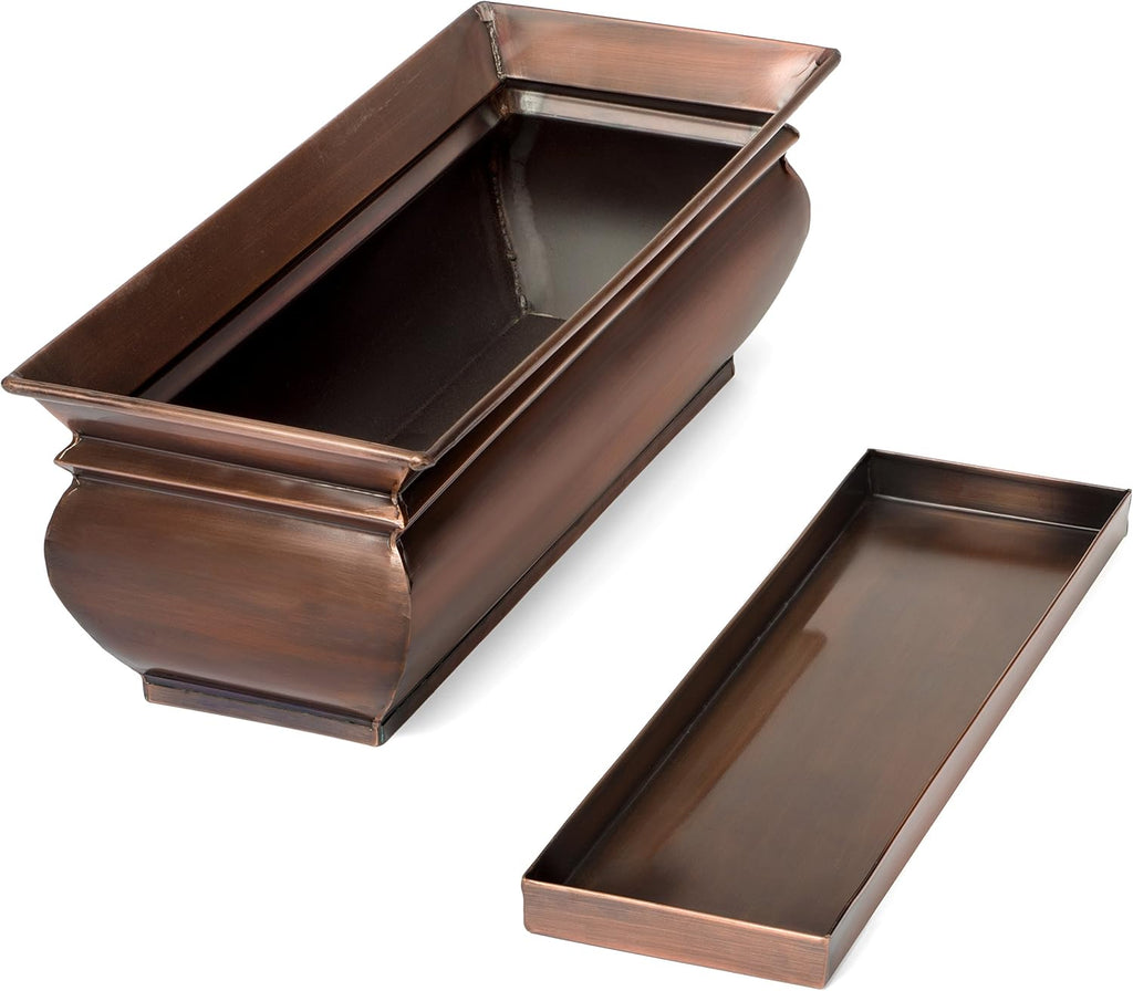 Rectangular Herb Planter Pots 16 x 6 x 5.75 Inches S88233