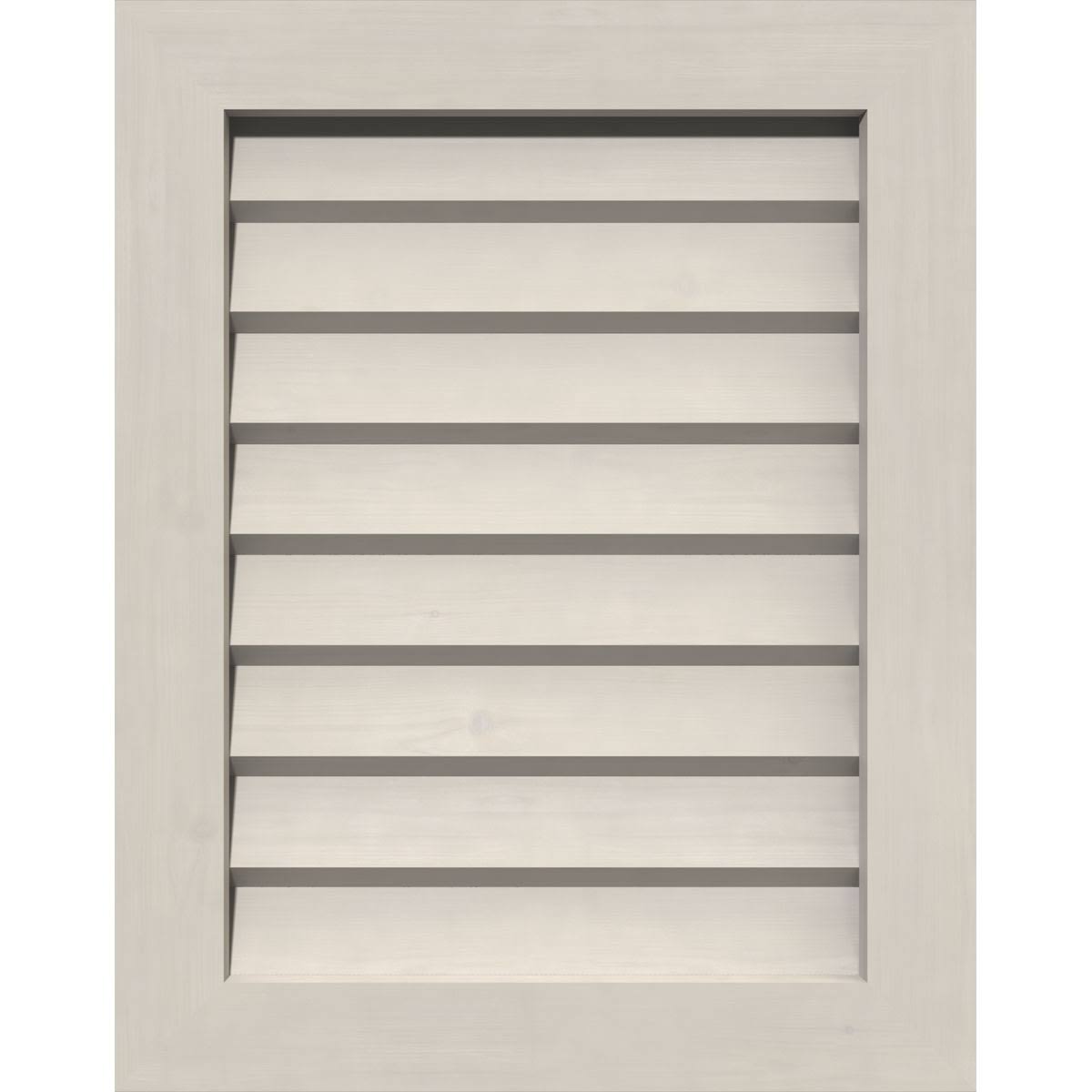 Vertical Gable Vent Primed Non-Functional V744