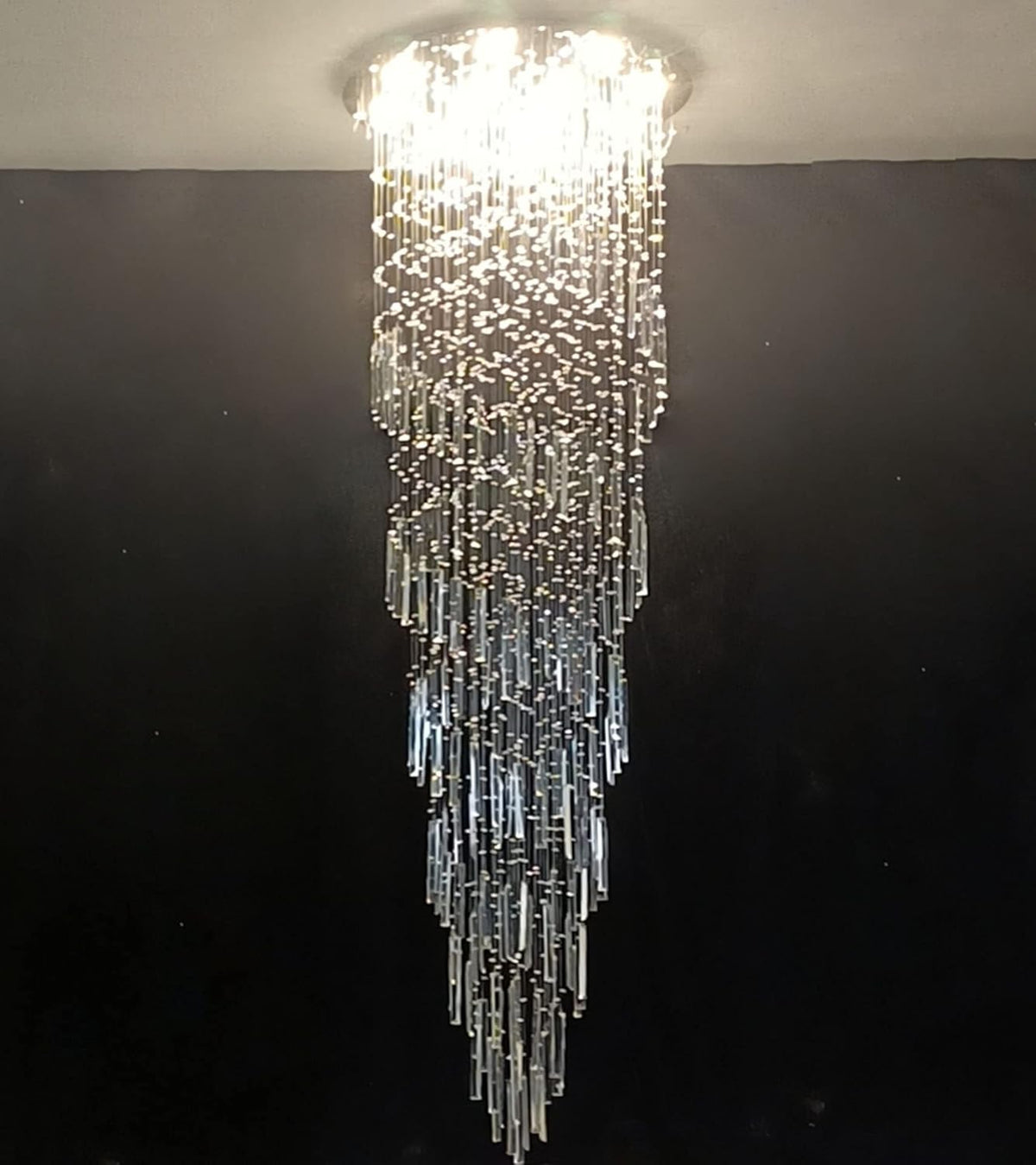 Crystal Chandelier for High Ceiling Z390242