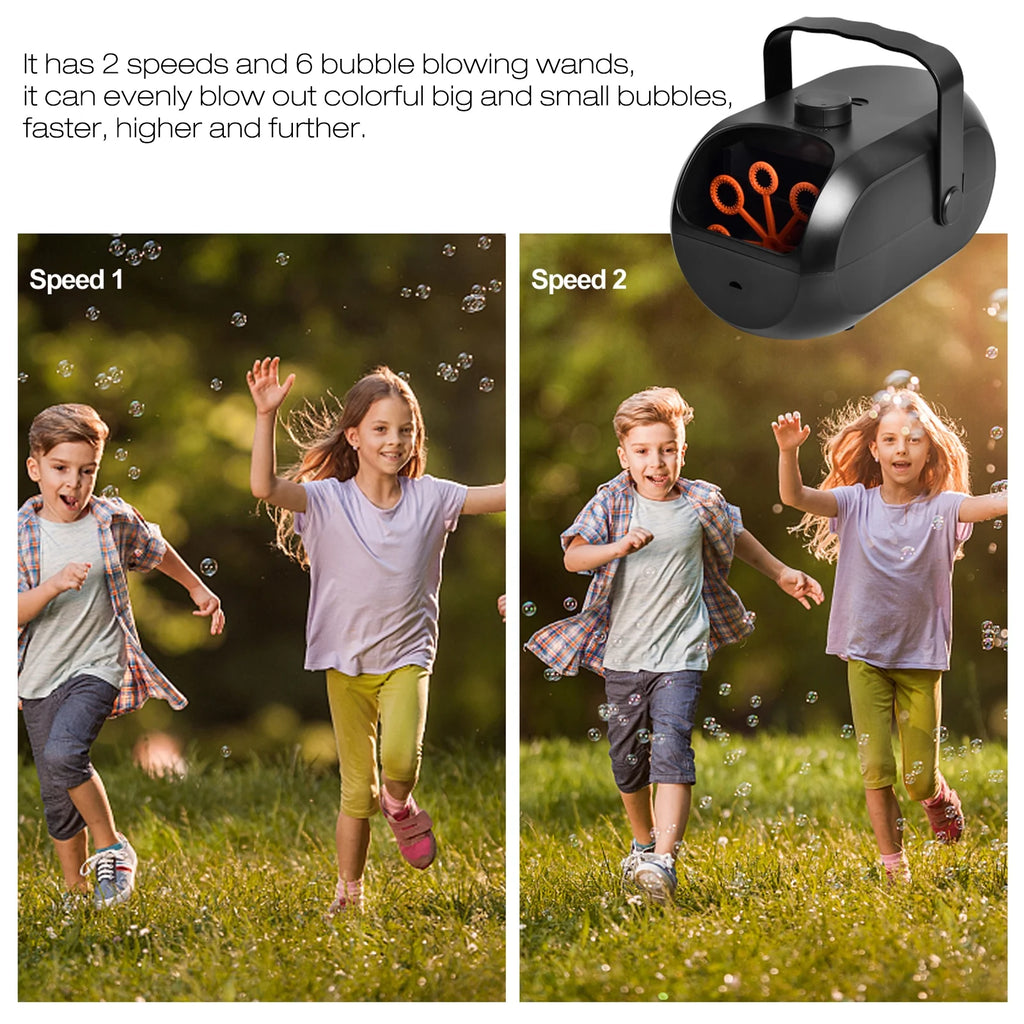 Portable Rechargeable Bubble Machine R82229