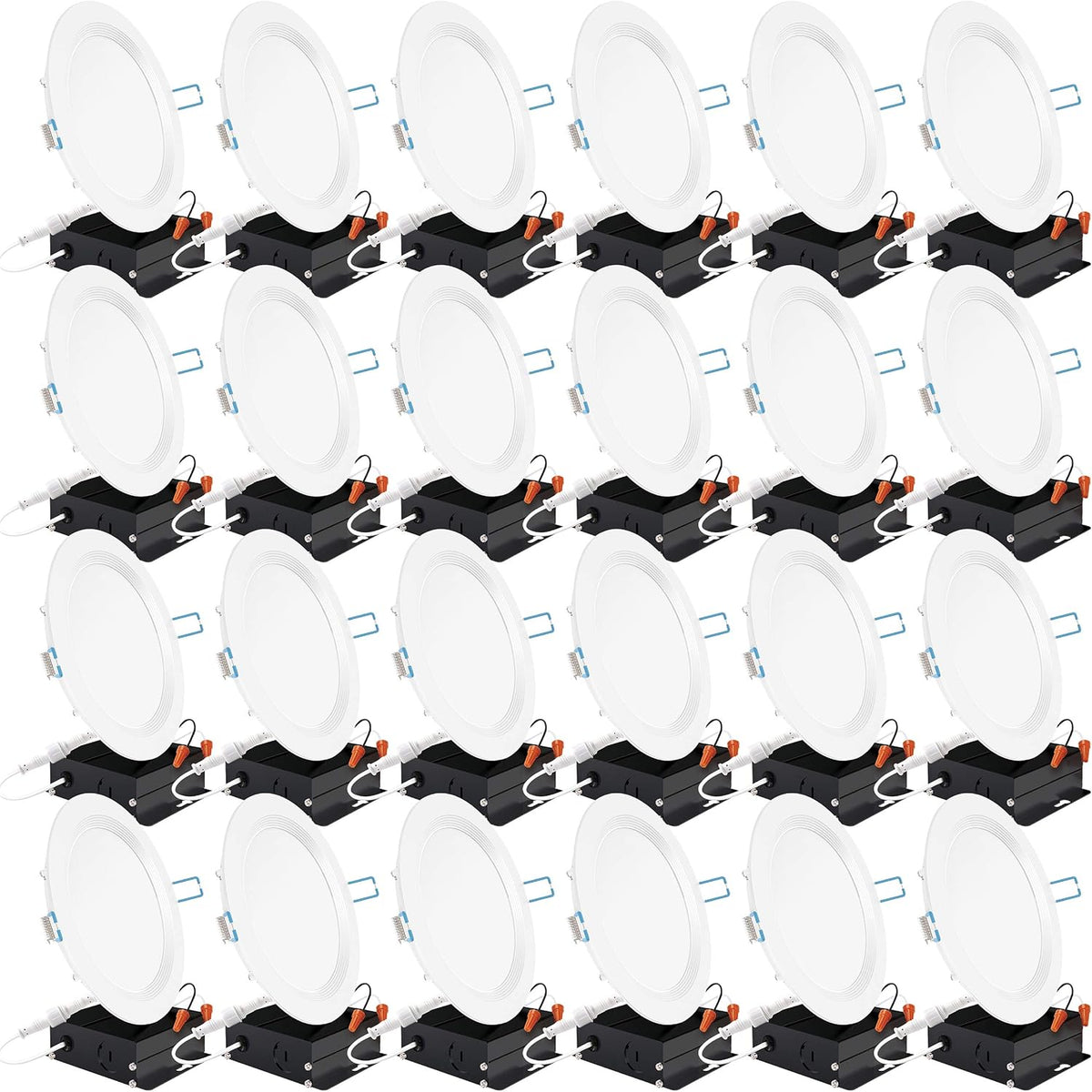 24 Pack 4 Inch Ultra Thin LED Recessed Ceiling Lights, 5000K Daylight, Dimmable 10W=60W, 650 LM A5466