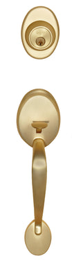Satin Brass Handleset N2929