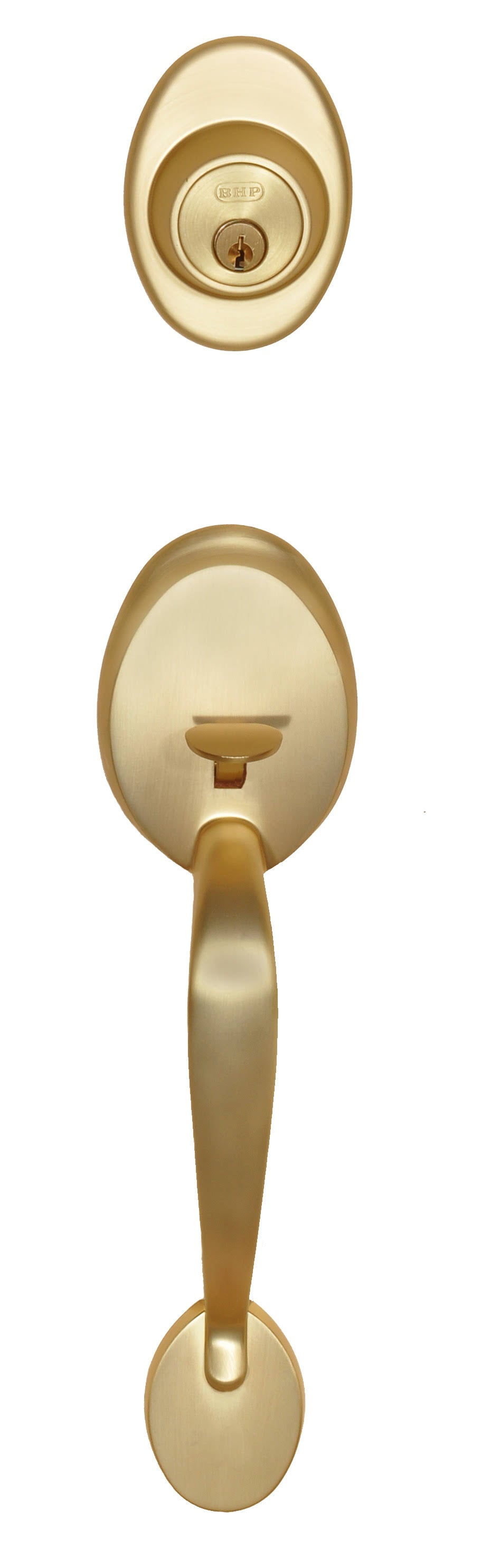 Satin Brass Handleset N2929