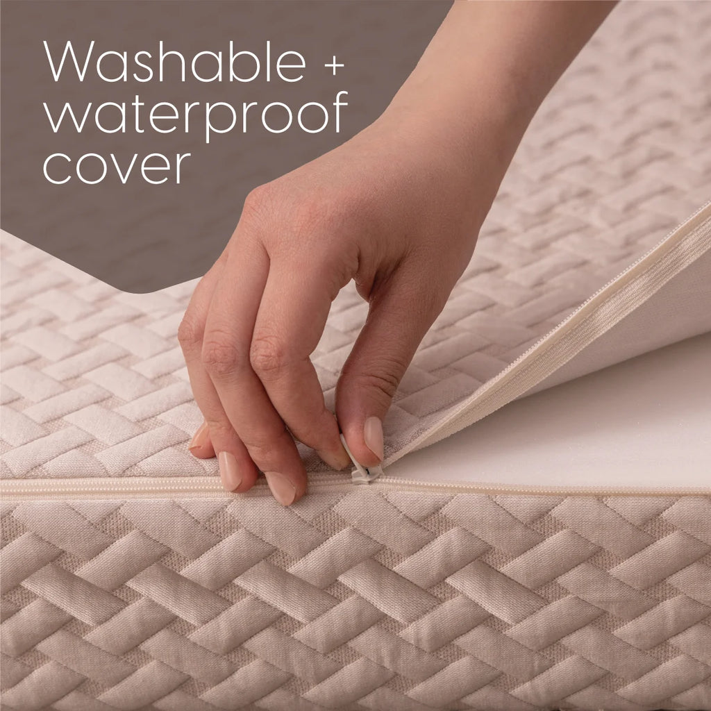 Folding Mattress, Memory Foam, Waterproof Washable Cover, Single E169
