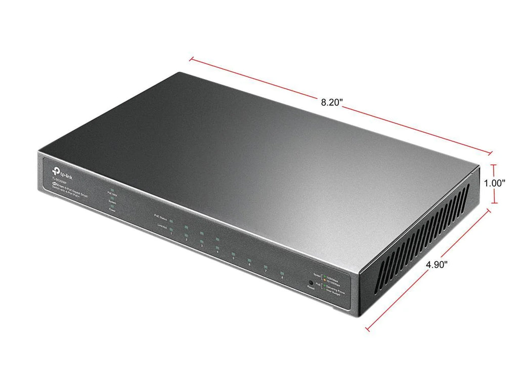8 Port Gigabit Smart Managed PoE Switch S69489