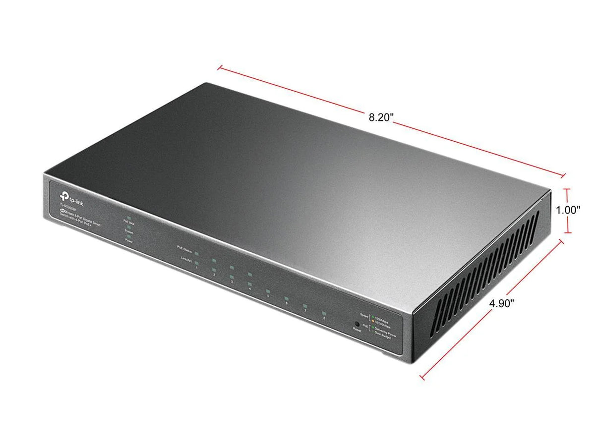 8 Port Gigabit Smart Managed PoE Switch S69489