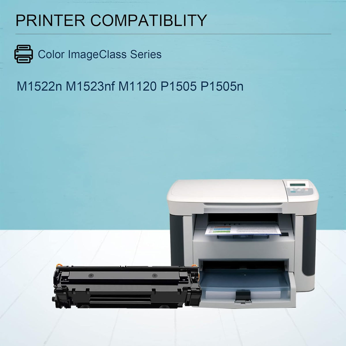 3 Pack Black Toner Cartridge for M1522n M1523nf M1120 MFP P1505 P1505n Printer T9704