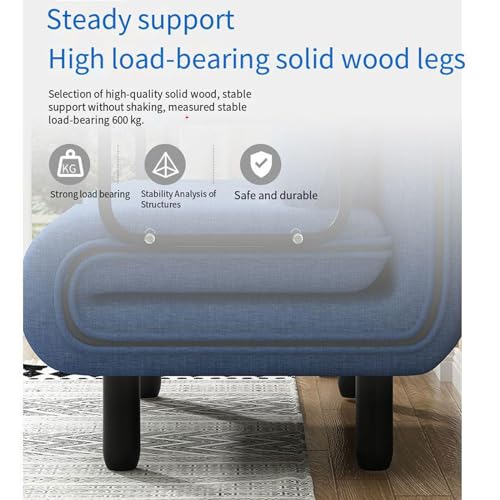 Twin Size Memory Foam Convertible Sofa Bed with Washable Cover V627164
