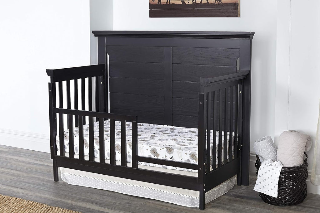 4 in 1 Convertible Crib in Classic Heritage Black Finish O2498