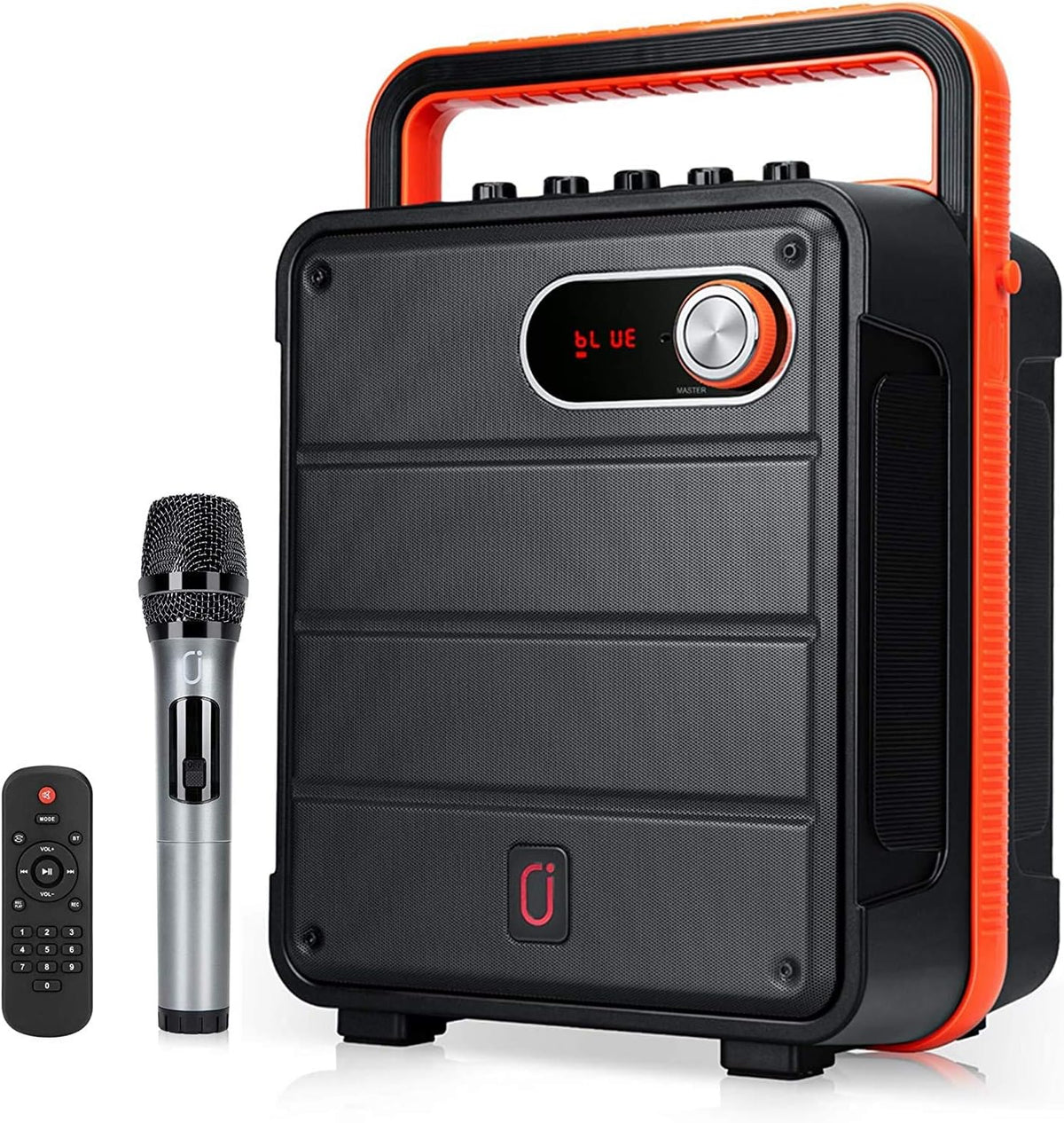 Portable Bluetooth Karaoke Machine PA Speaker System with Microphone Q33761
