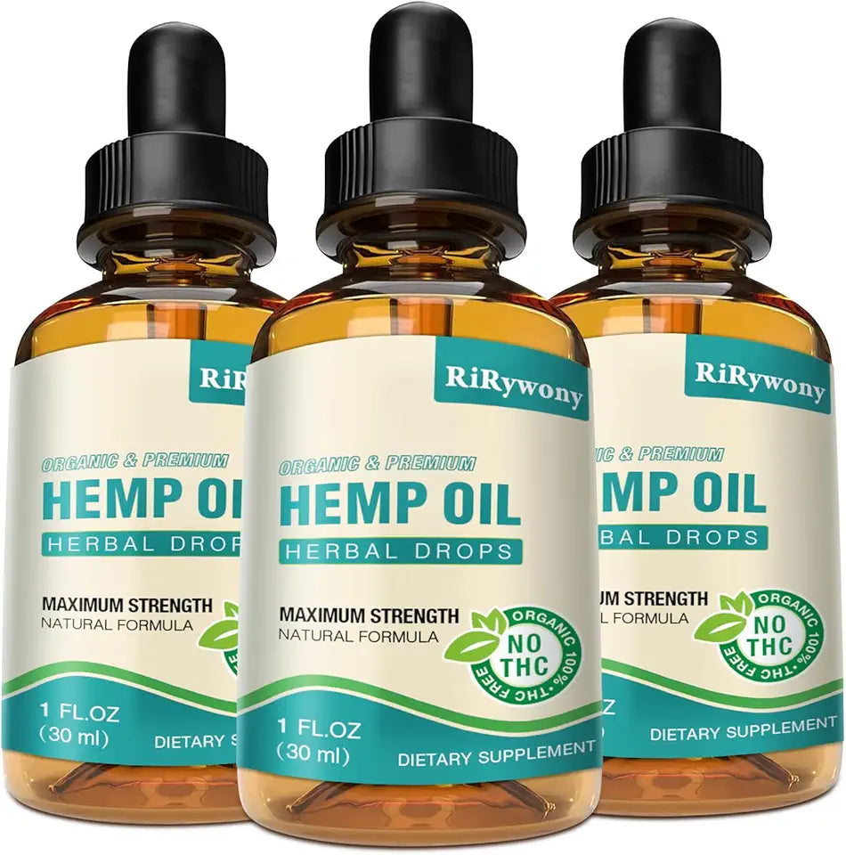 Organic Hemp Oil Tincture 3 Pack R6371