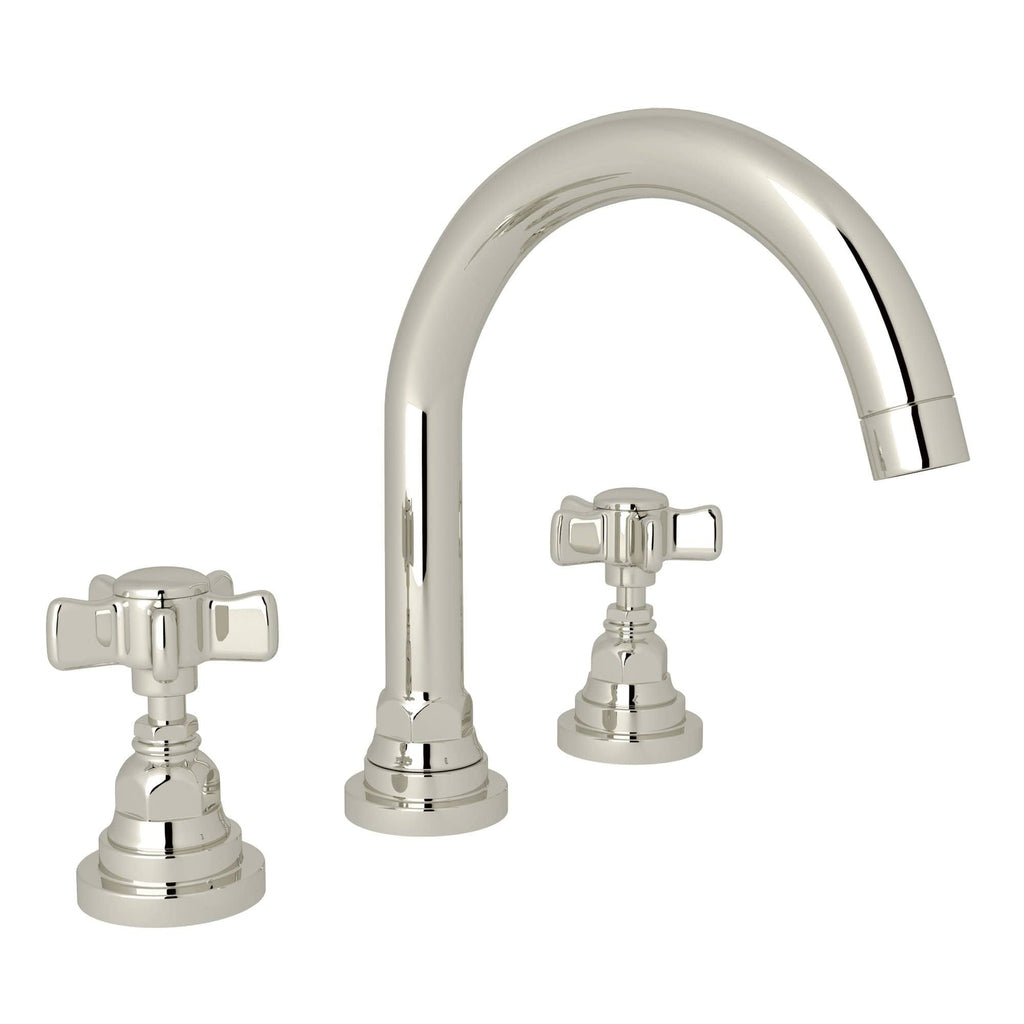Polished Nickel Widespread Lavatory Faucet Q216