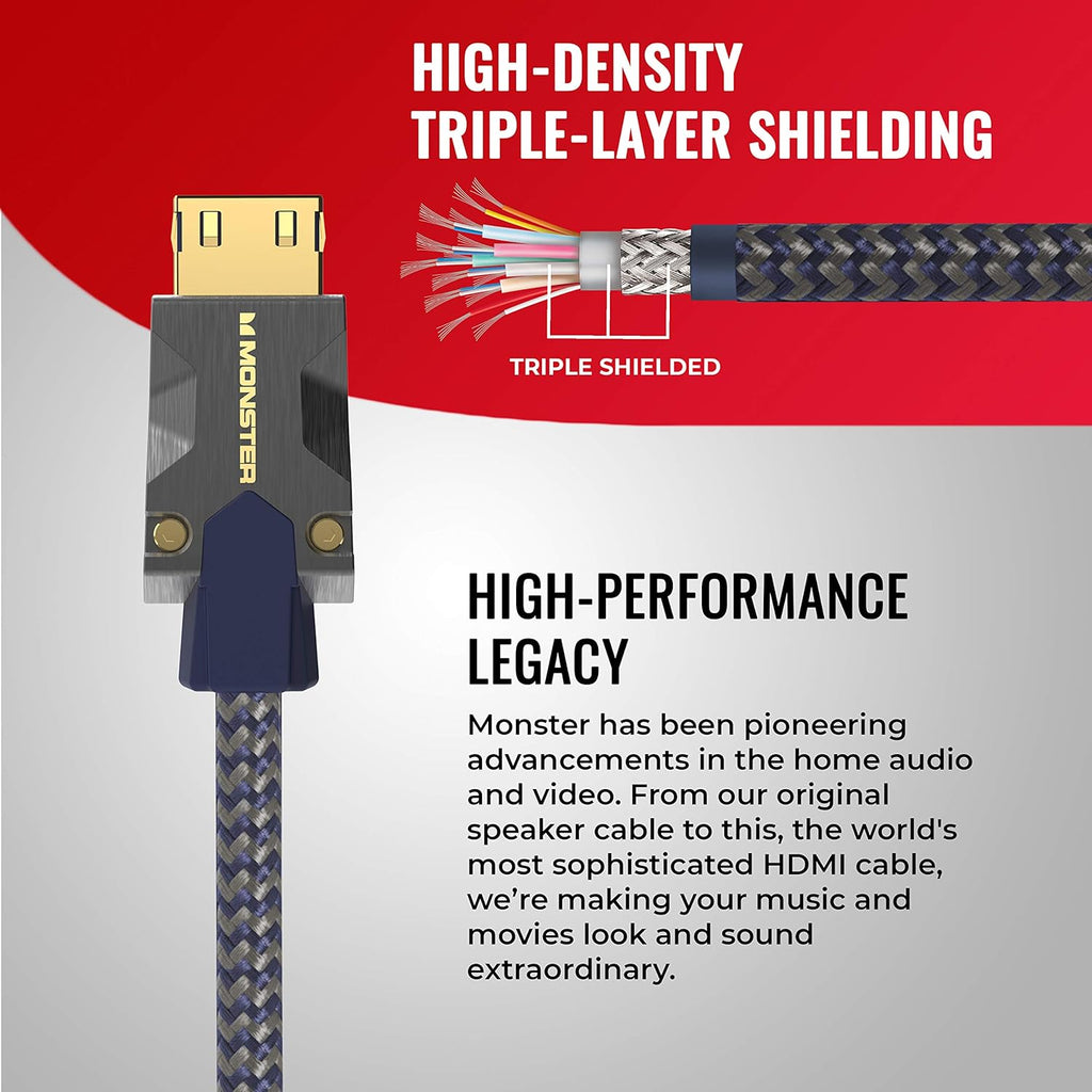 2.1 8K 60Hz 48 Gbps HDMI Cable Pack of 2 J74125