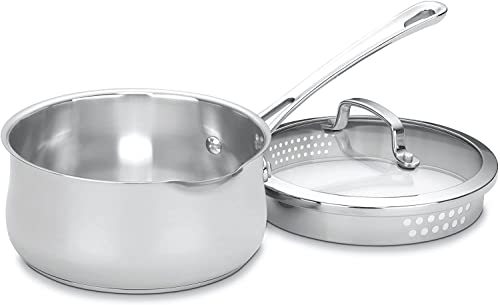 2-Quart Stainless Steel Saucepan with Cover R810
