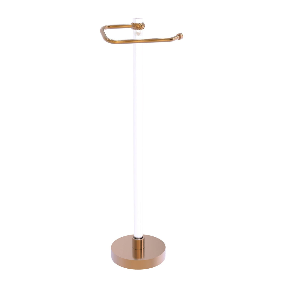 Brushed Bronze Freestanding Toilet Paper Holder Z655