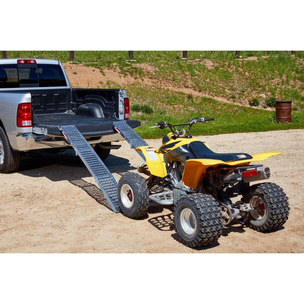 1000 lb. Capacity 9 in. x 72 in. Tri-Fold Loading Ramps, Set of Two U215567