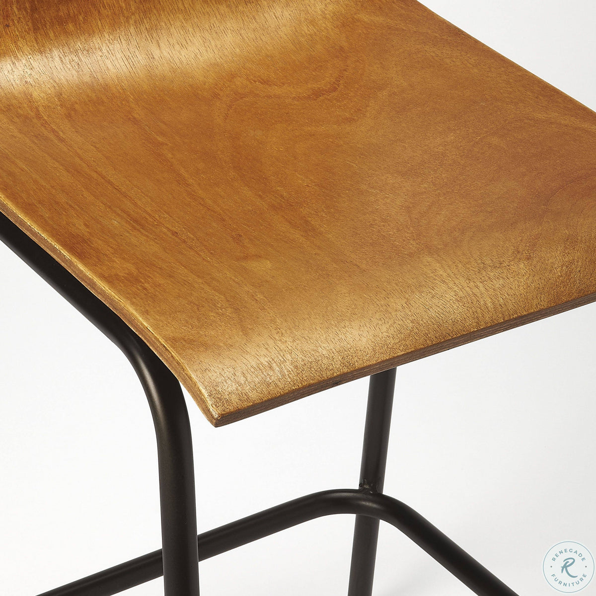 Wood & Metal Counter Stool M86097