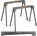 Sawhorse 2 Pack Portable Folding Heavy Duty 1100 LBS Weight Capacity G5542