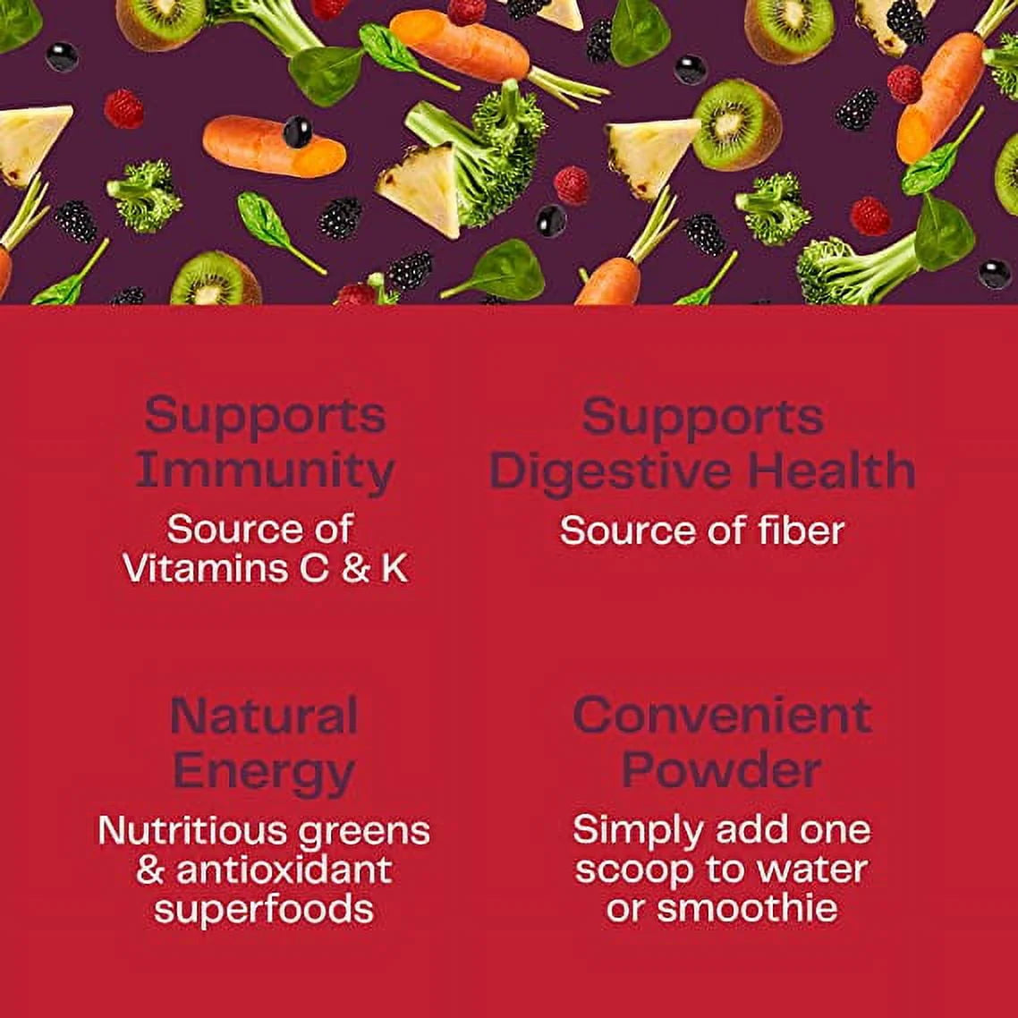 Greens Blend Superfood Berry 8.5 oz M5991