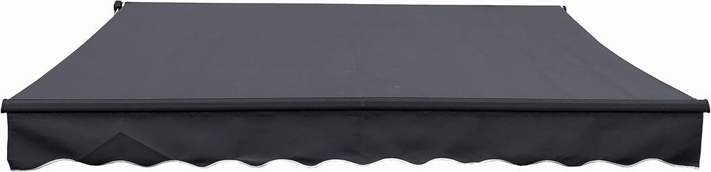 Motorized Retractable Patio Awning 12 x 10 Feet Blue E35843