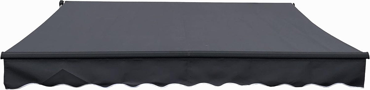 Motorized Retractable Patio Awning 12 x 10 Feet Blue E35843