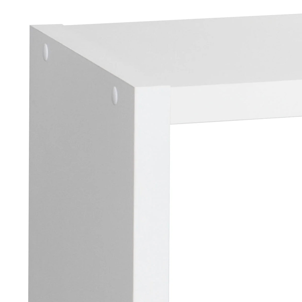 4-tier White Wooden Bookshelf N327