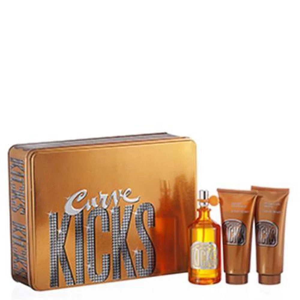 3 Piece Set 3.4 oz Eau de Toilette Spray Body Lotion Bath & Shower Gel W59945